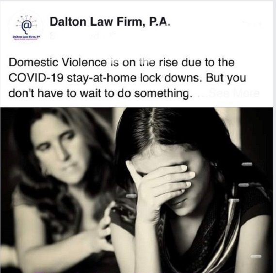 Call to get help with a domestic violence matter.
