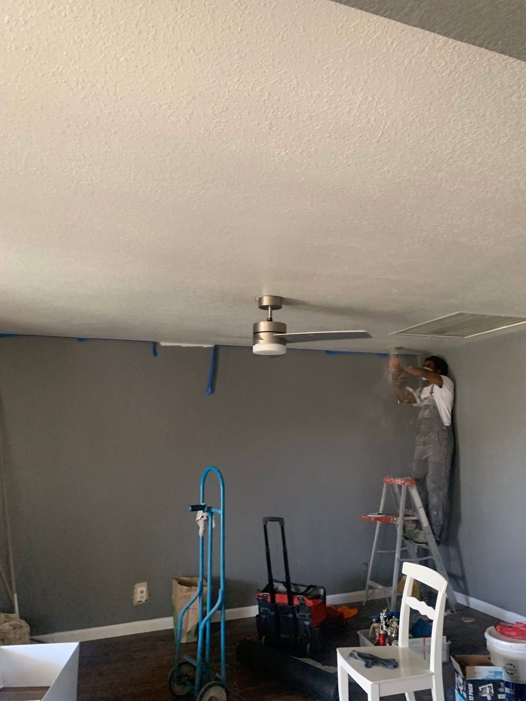 Me getting down...led light prep