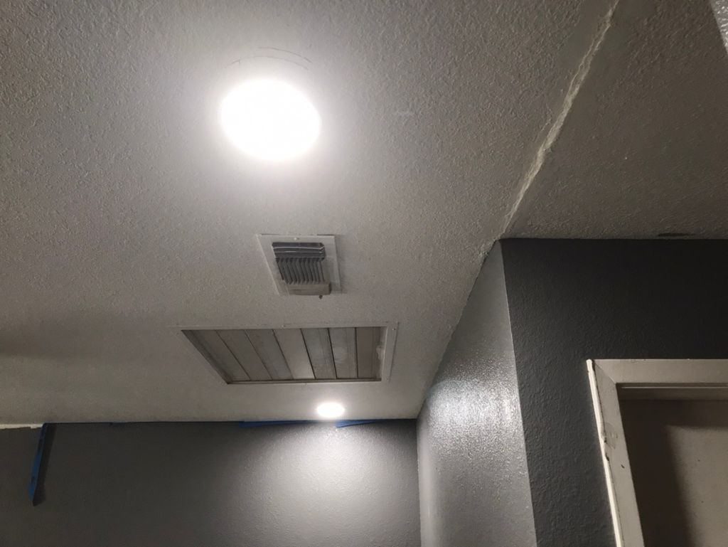 Led dimer switch installation for family room