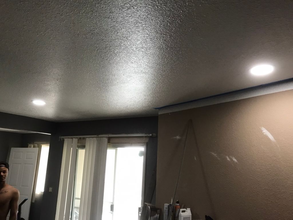 LED light installation 