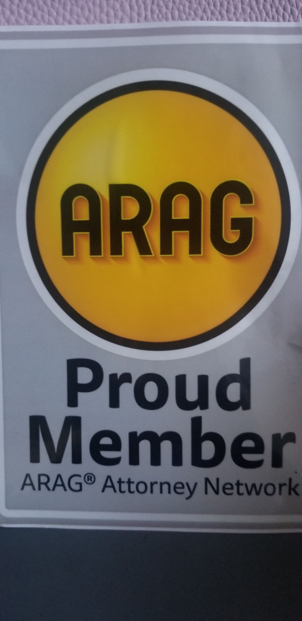 We welcome clients who are a part of the ARAG Netw