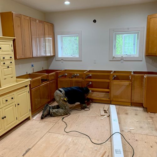 Insulation of cabinets and flooring