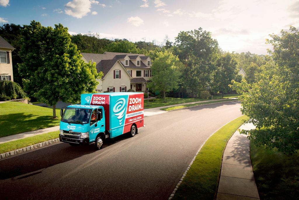 Zoom Drain servicing your lovely neighborhood. 