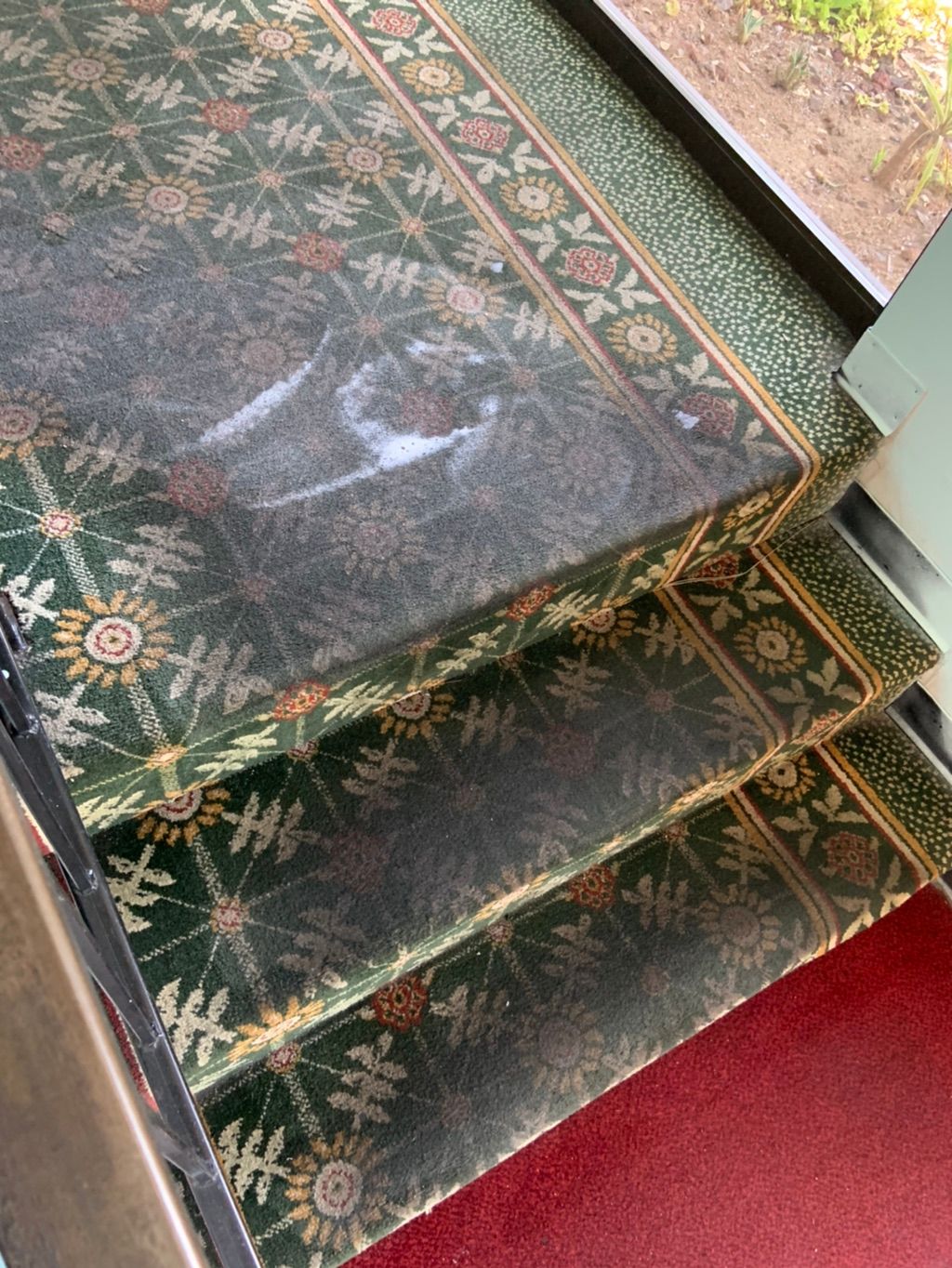 At Gins restaurant before cleaning 