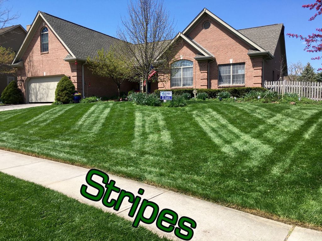 Real results with Stripe Masters Lawn Care. Look a