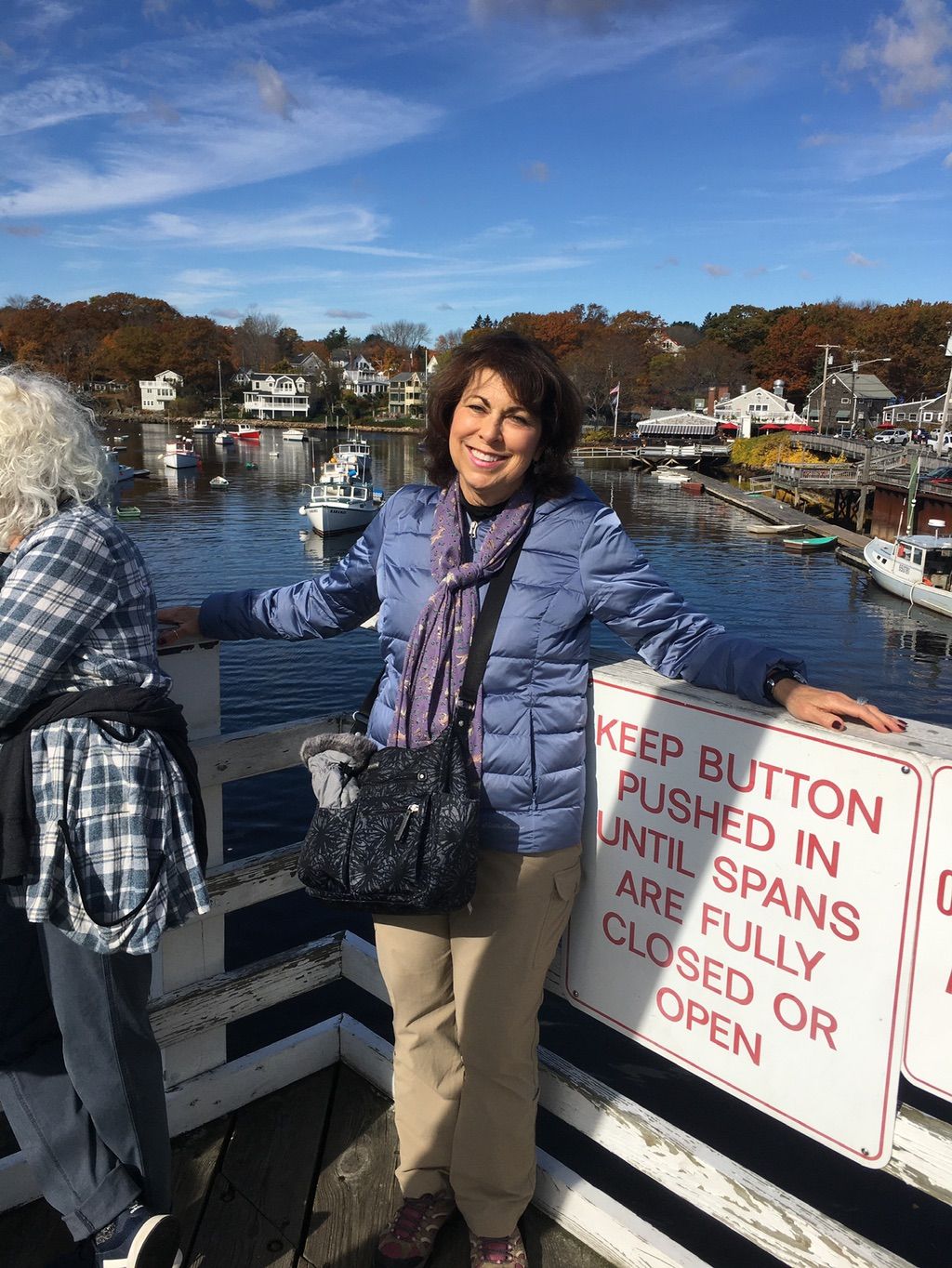 In beautiful Maine enjoying the fall weather