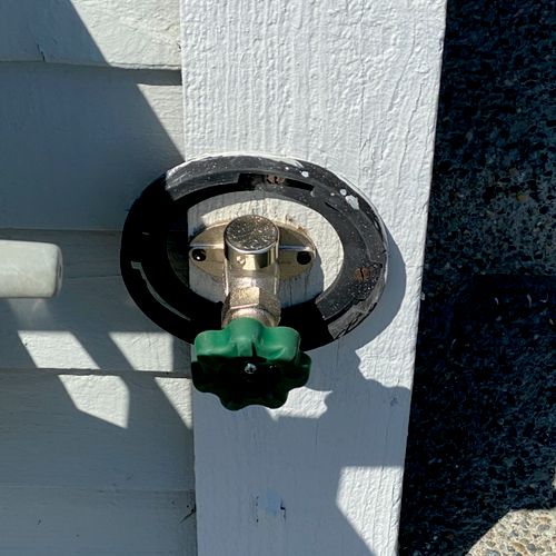Replaced outdoor faucets with ease.  Company was r