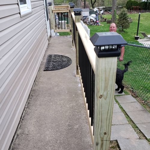 Did a great job installing my new railing