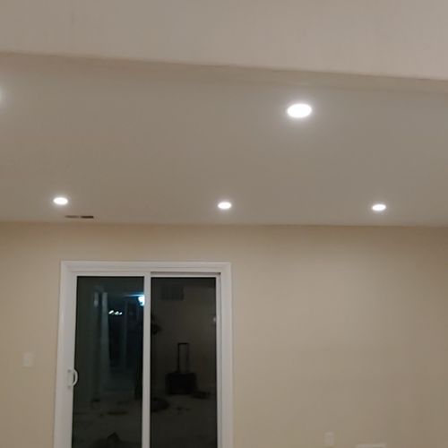 Installation of new LED Recessed 