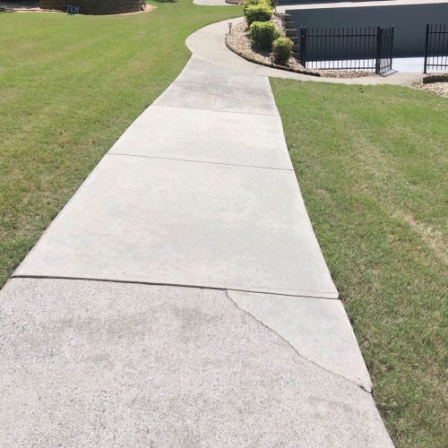 Did a great job on my driveway and sidewalks. I wi