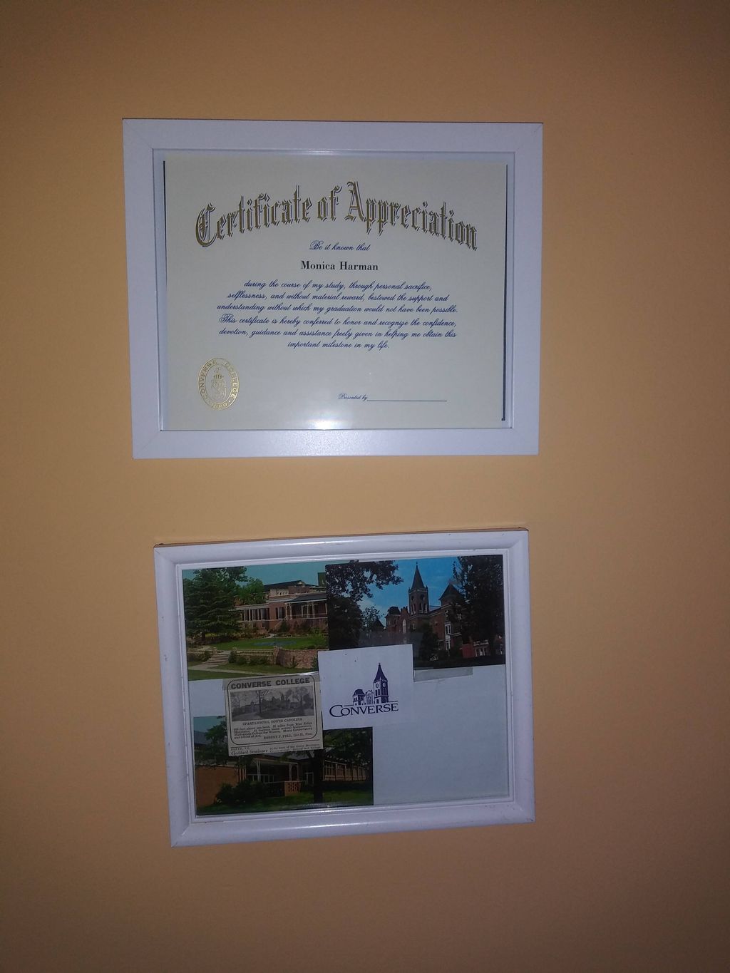 Converse Degree and Pics of Converse College