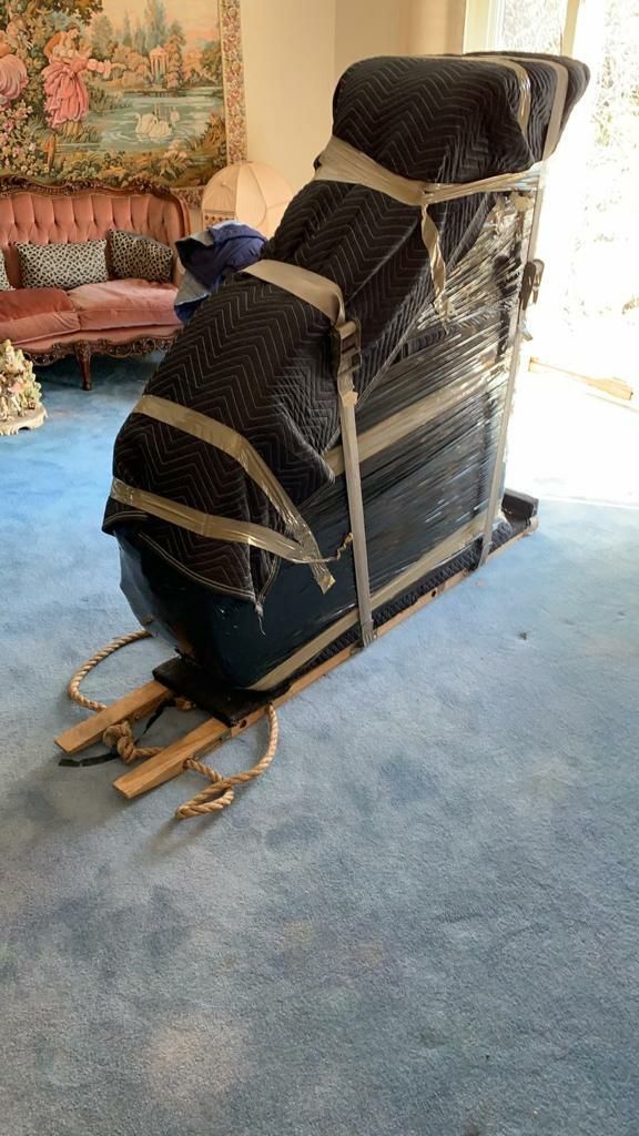 Baby Grand Piano. Ready to be loaded.