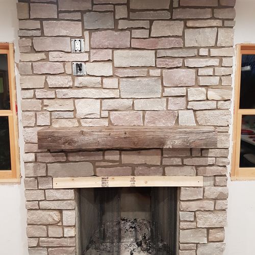 Fireplace remodel 