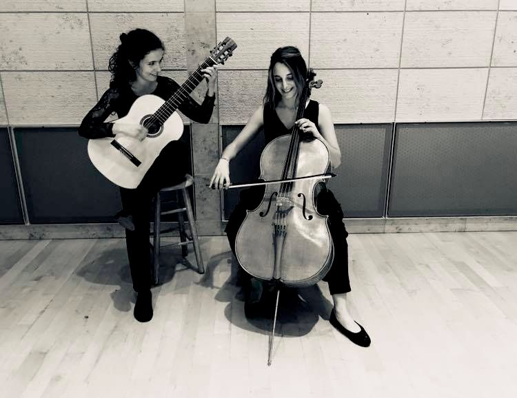 Duo Érable, Chloe Mendola, cello, Pauline Gauthey,