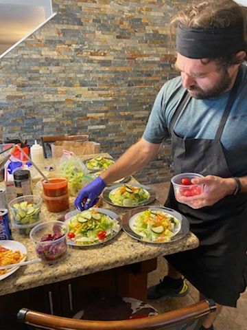 salad for private dinners 