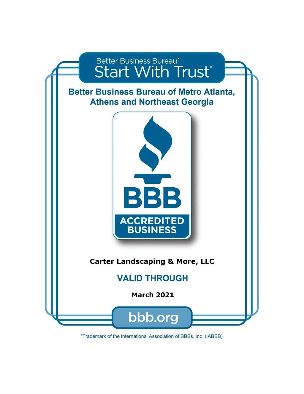 BBB Accredited
