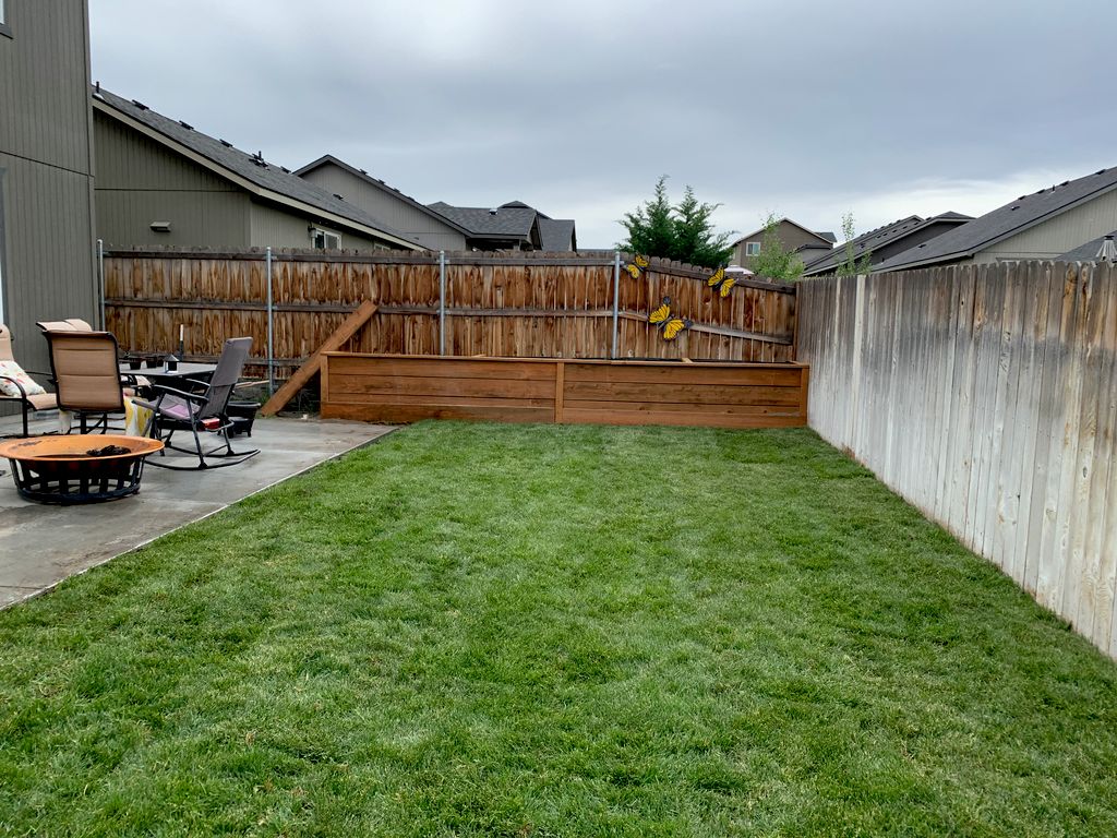 New sod for the customers backyard 