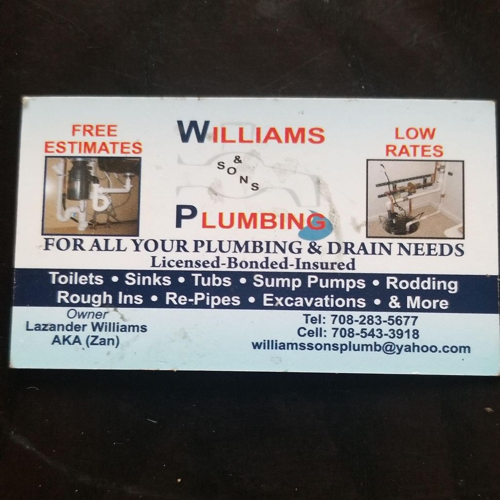 Williams And Sons Plumbing