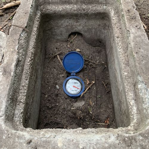 City water meter professionally Re-Installed. 