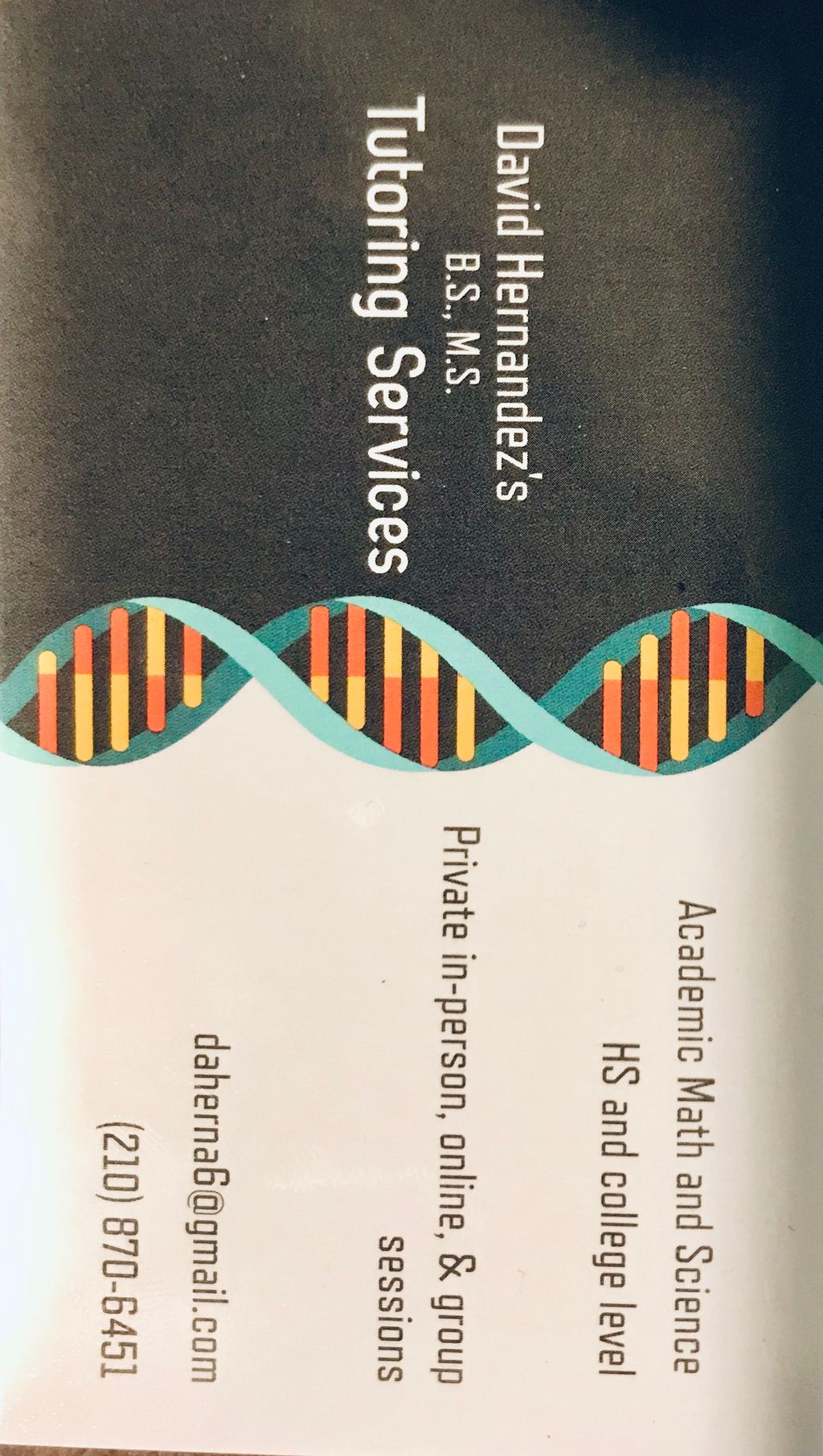 Personal Business card and contact information: Te