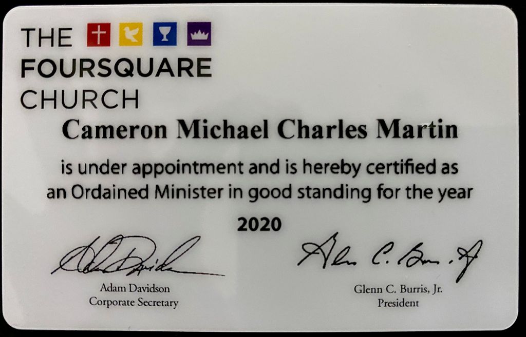 This is my most current license card.