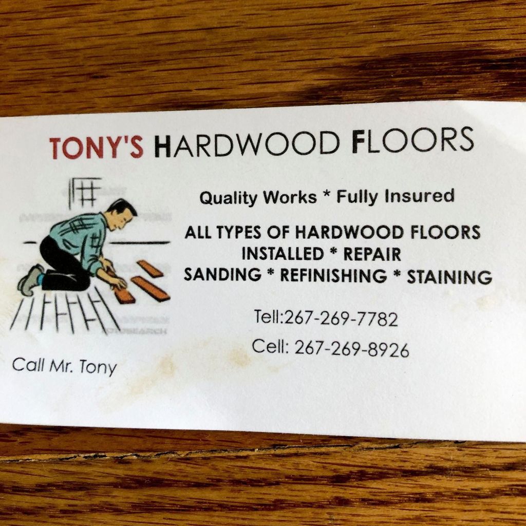 Tony’Hardwood Floors and HVAC LLC