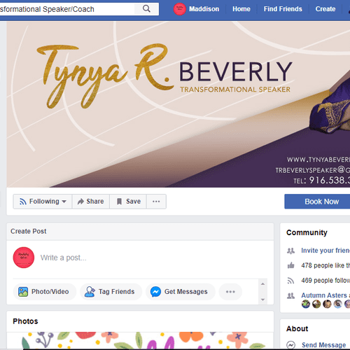 Social Media Client: Tynya R. Beverly