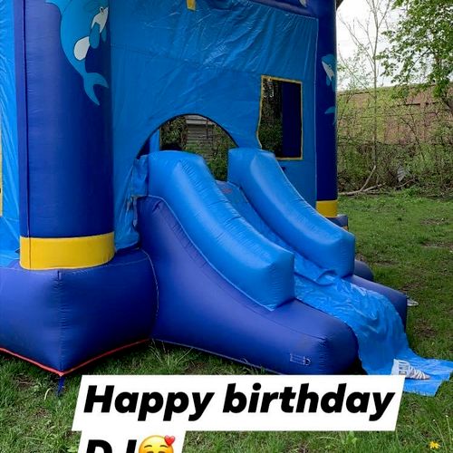 My son loved this bounce house