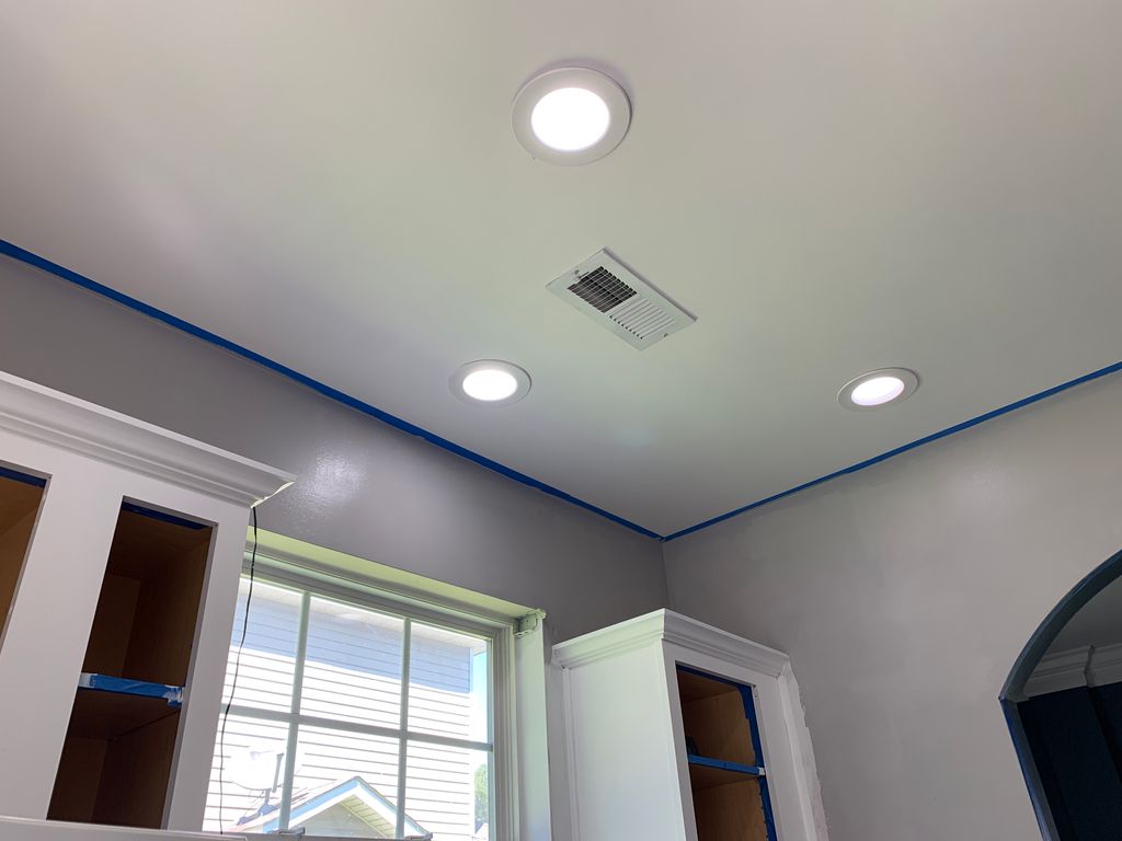 Painting & Recessed Lighting