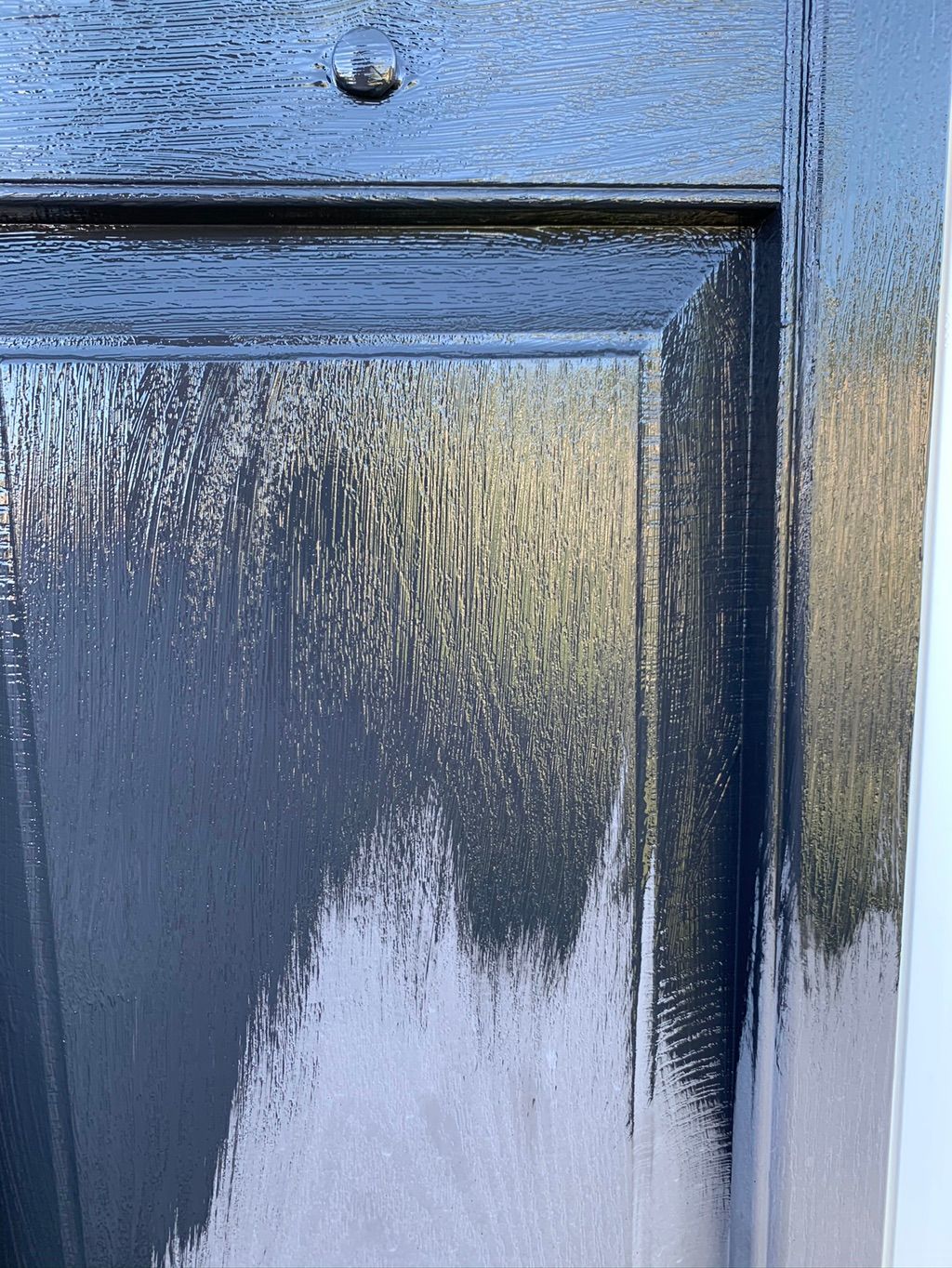 Repainting shutters