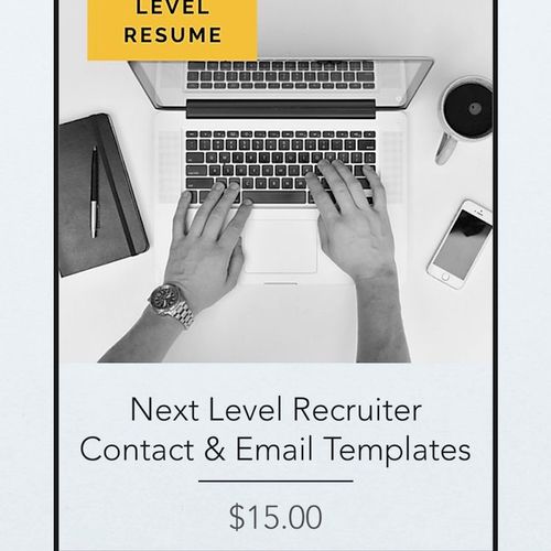 Contact recruiters with confidence. Download these