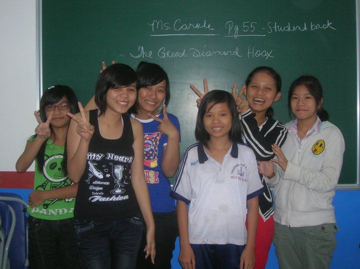 My middle school students in Viet nam