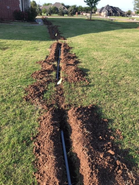 Sprinkler System Install.