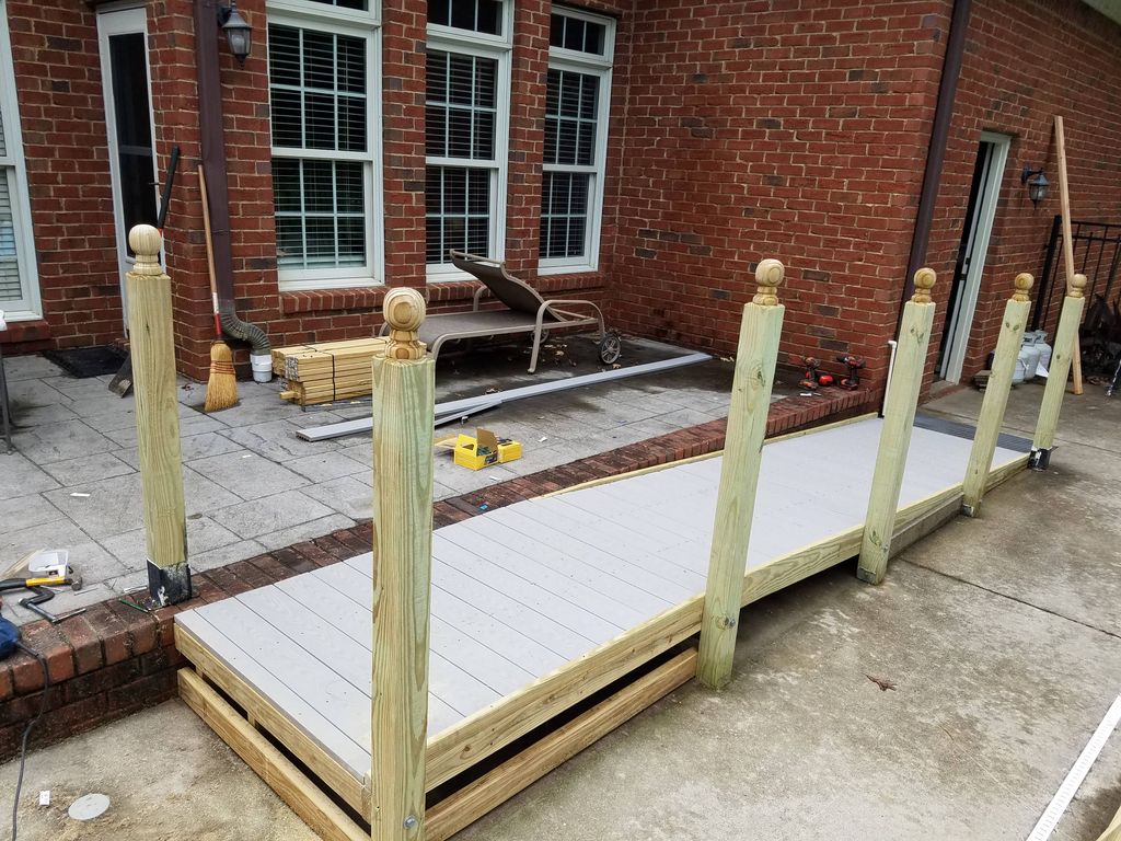 Custom Handicap Ramp,  Progress, Next is Handrails