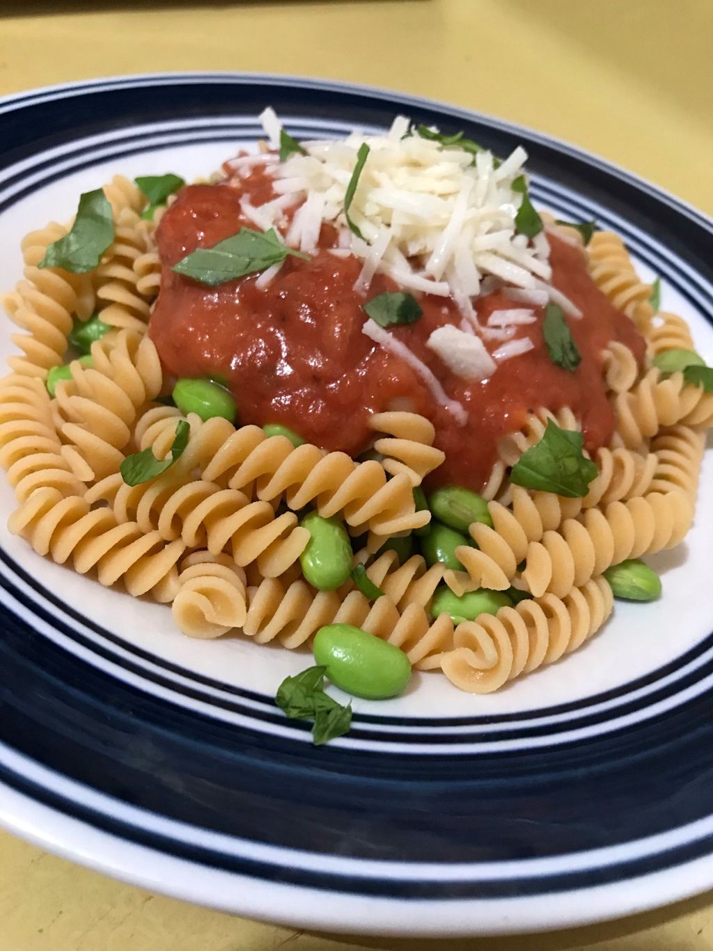 Client's Dinner - Spaghetti with Chickpea Noodles 