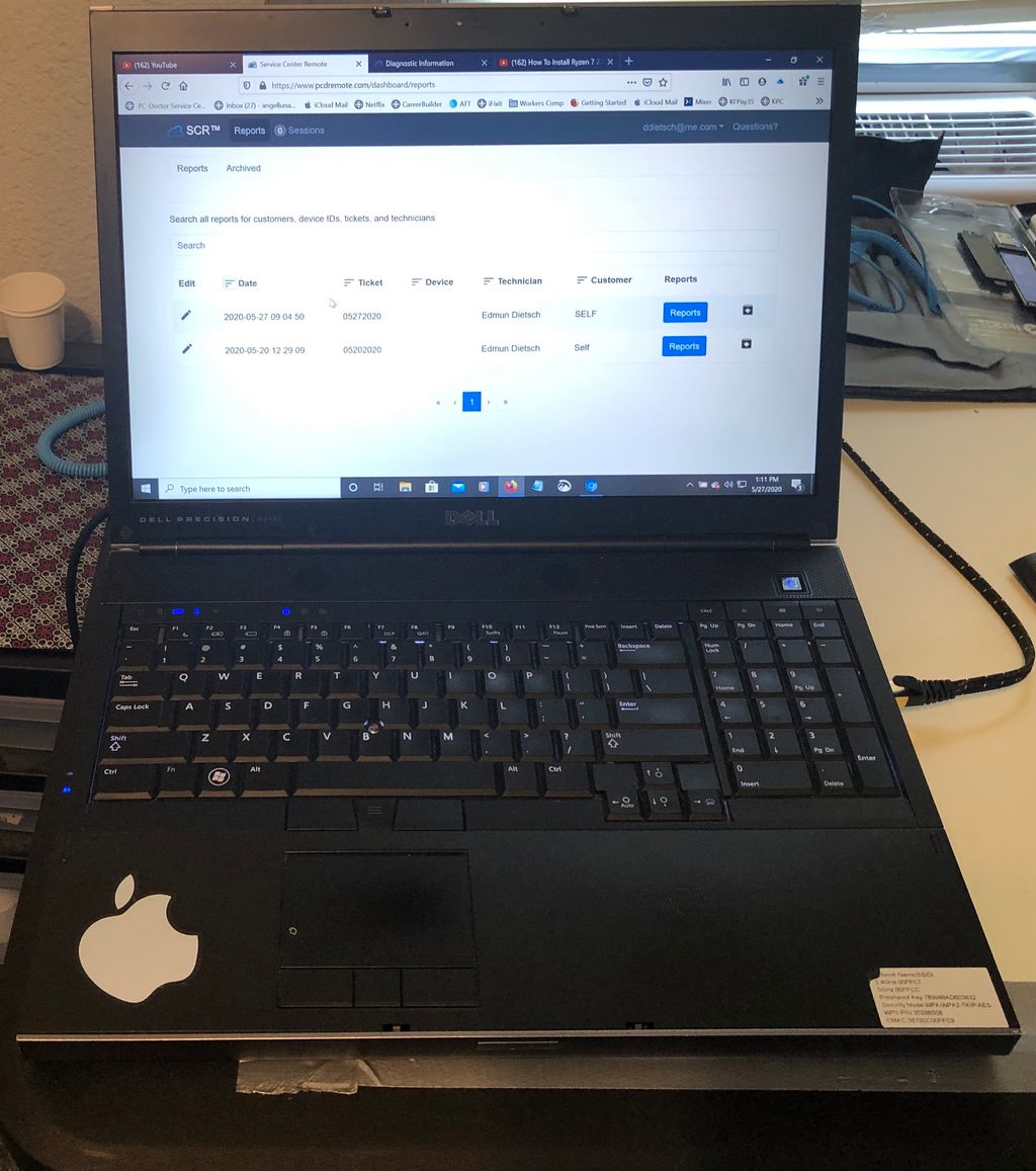 Remote Services Laptop 05/2020