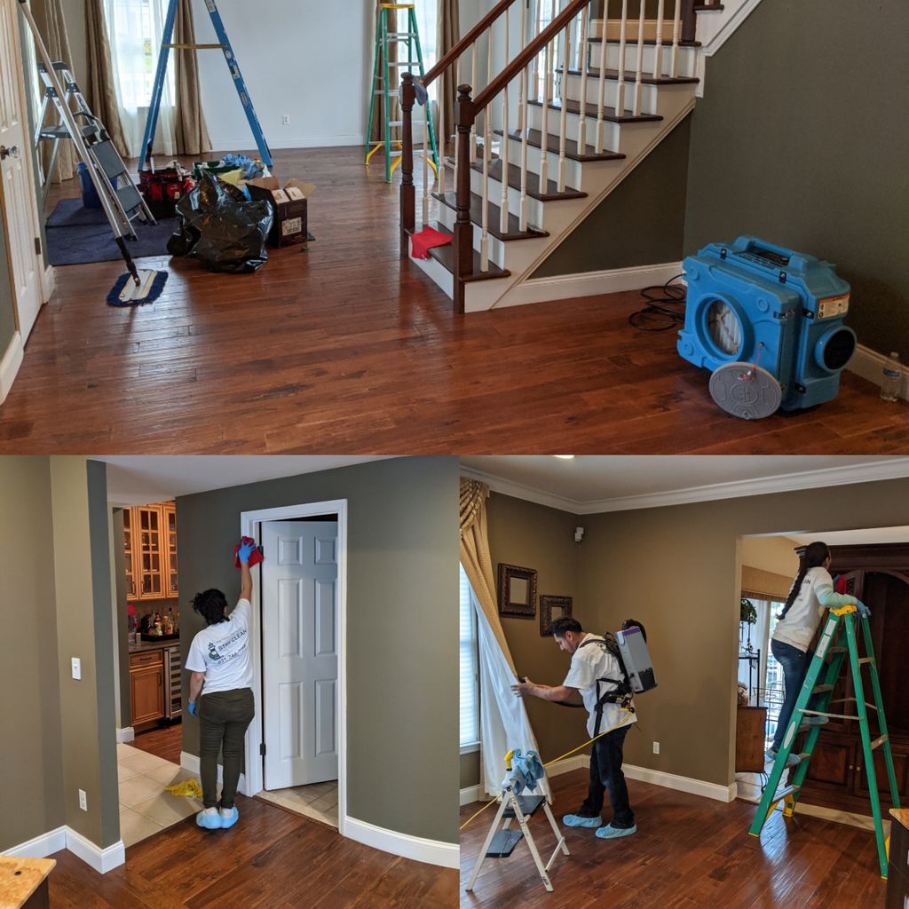 Post Construction Cleaning in action