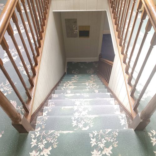 CLEANING HOUSE STAIRS 