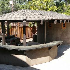 Poolside kitchen & Spiral Bath 