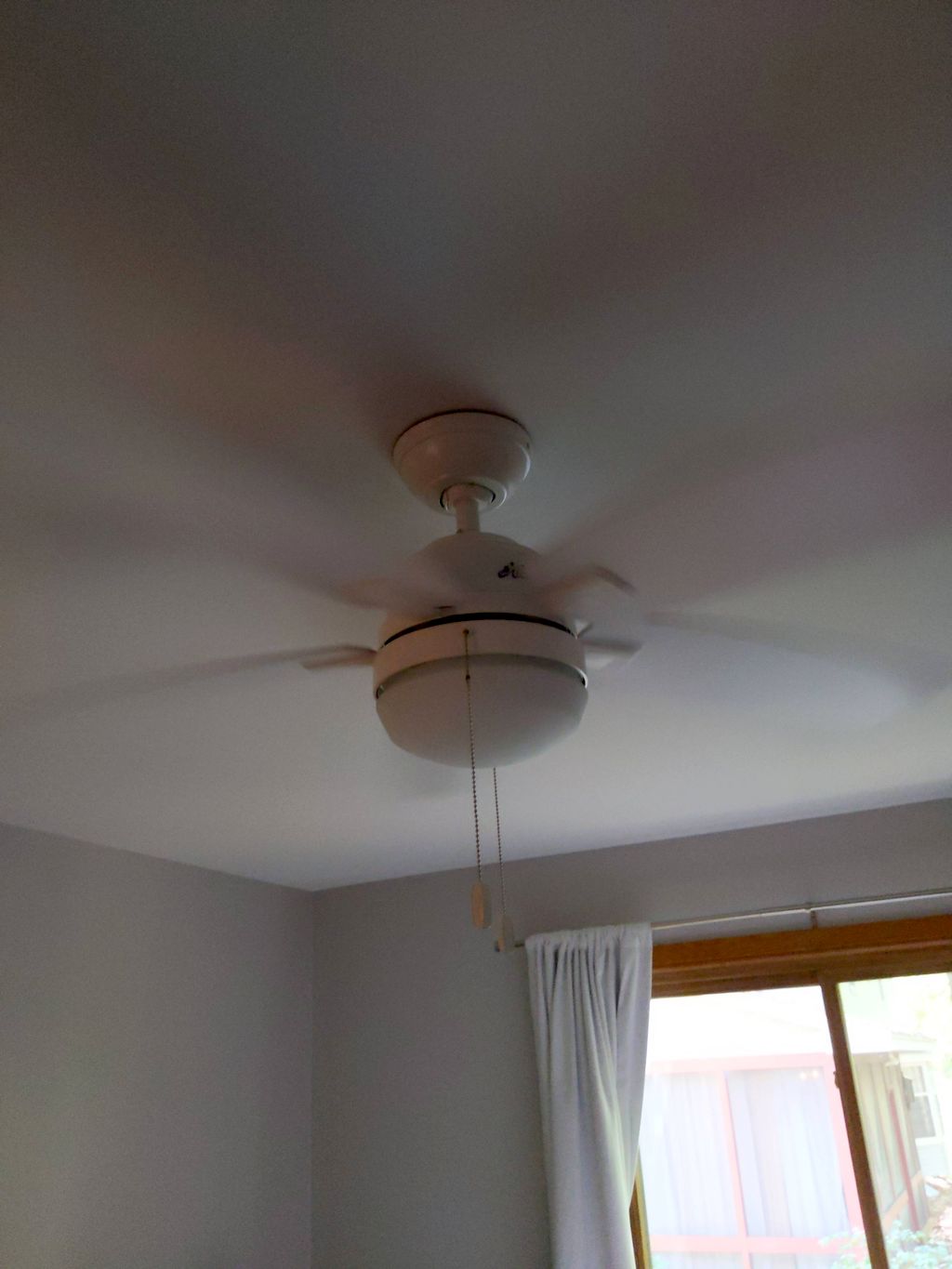 They were able to install this ceiling fan in less