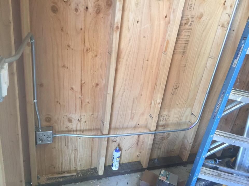 Power for outdoor shed...