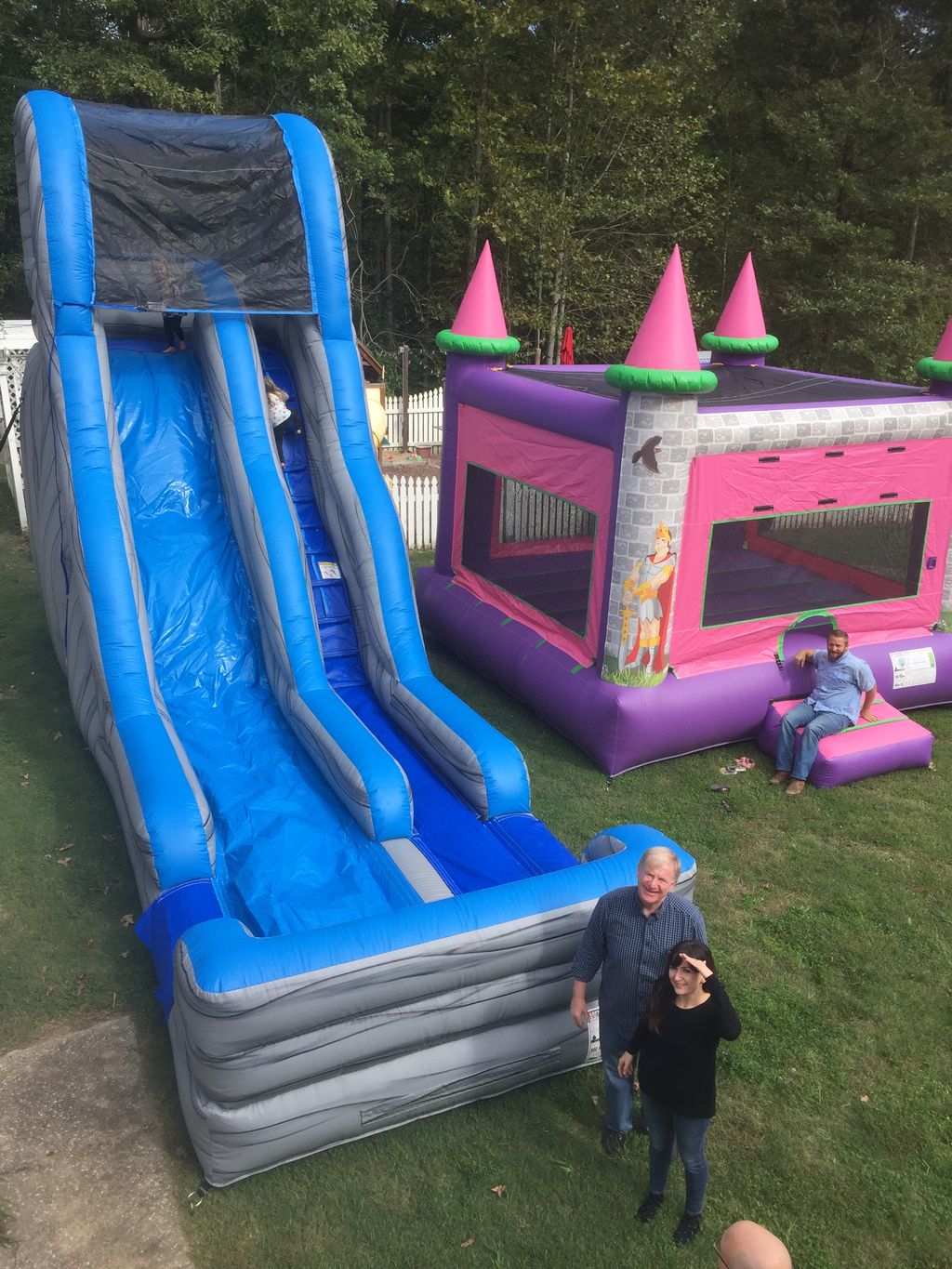 Princess Castle Bounce House and Slide for a birth