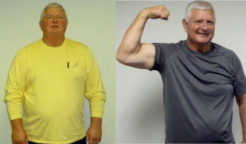 Client George Coleman before and after!