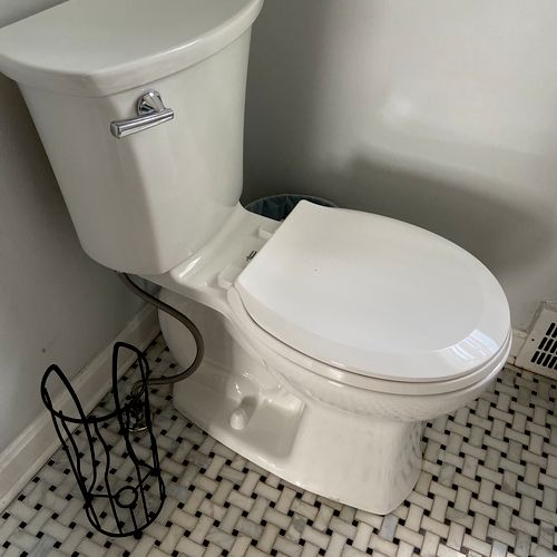 Ty did a fantastic job with a toilet replacement a