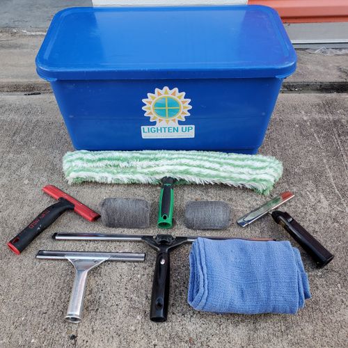 Tools used for out detailed hand cleanings. 