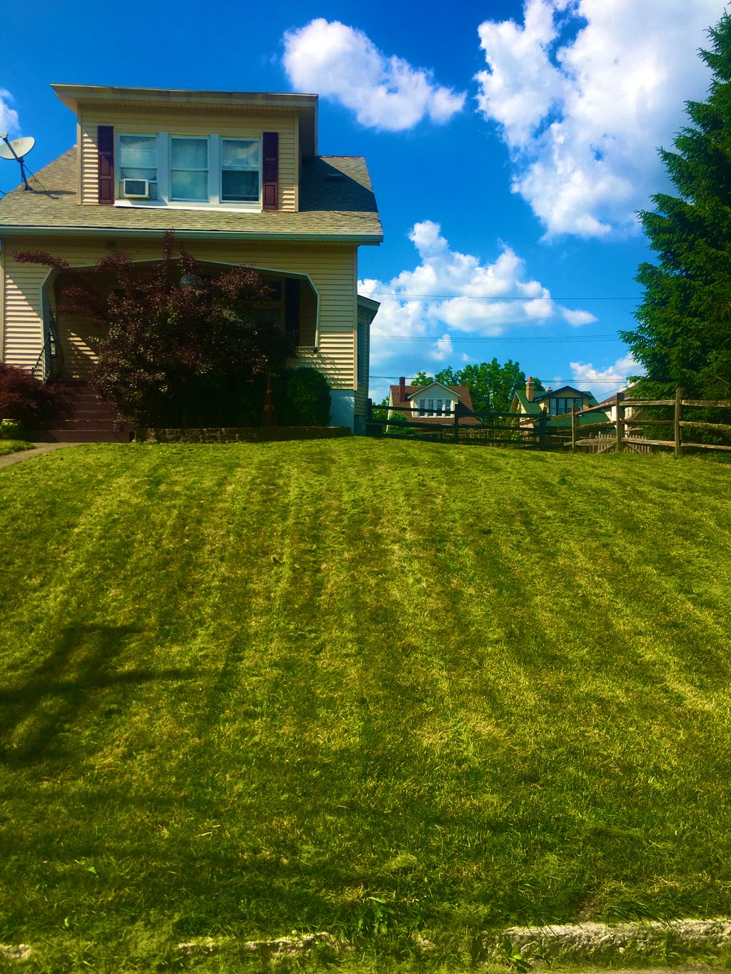 After Lawn Mowing, Edging & Trimming 
