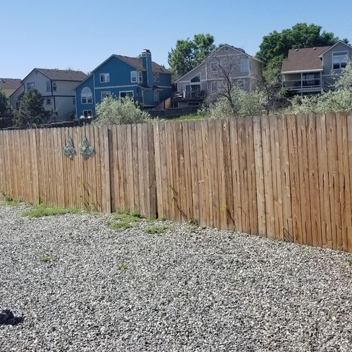 Thumbtack put a fence in my back yard. It done ver
