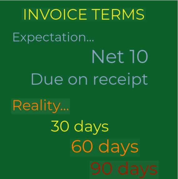 Increase cash flow by ensuring all customers are p