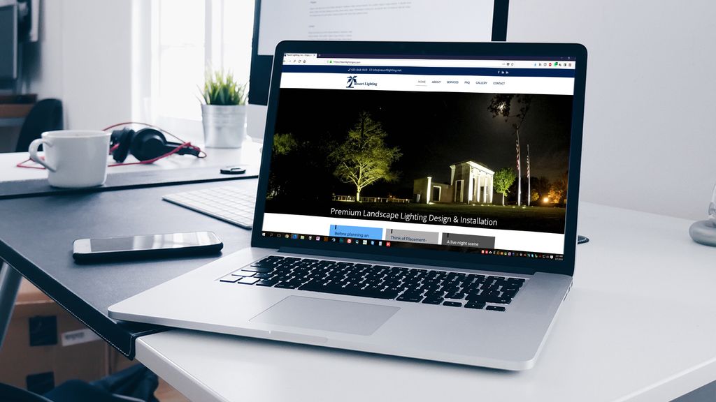 Website built for NY based client, Resort Lighting