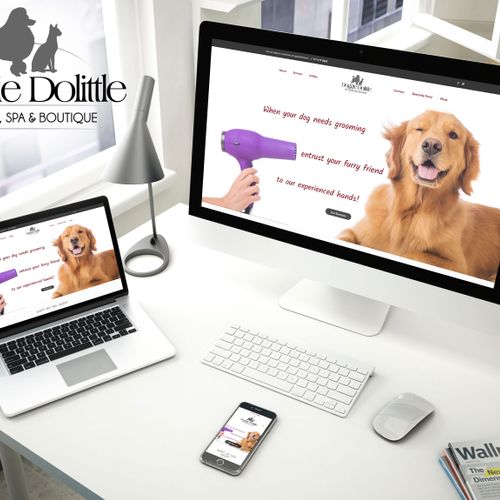 Website built for local company, Doggie Dolittle G
